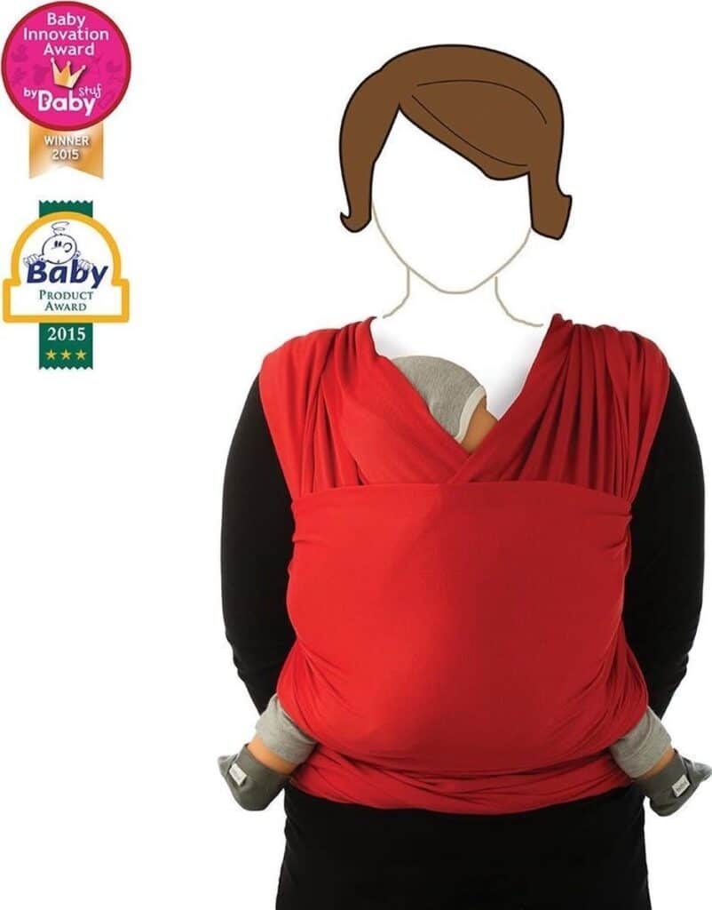 Babylonia baby carriers - Tricot-Slen Cool - Ribbon red - 1