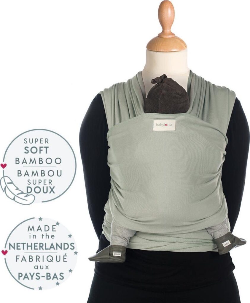 Babylonia baby carriers - Tricot-slen bamboo - Water mint - 1