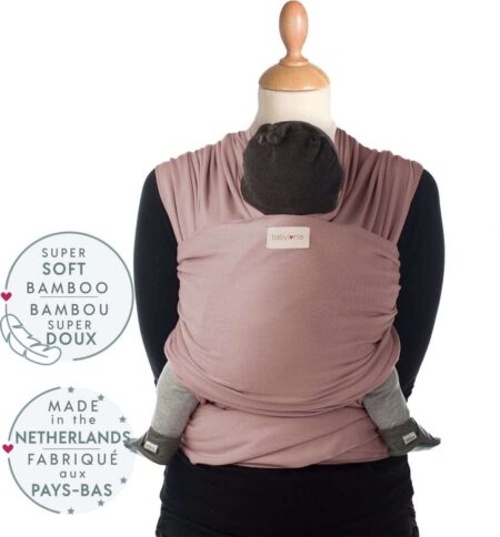 Babylonia baby carriers - Tricot-slen bamboo - Woodrose - 1