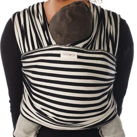 Babylonia baby carriers - Tricot-slen design - Black & white stripes - 1