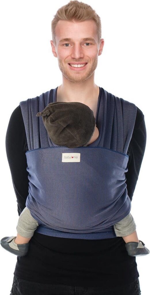 Babylonia baby carriers - Tricot-slen design - Blue stipple - 1