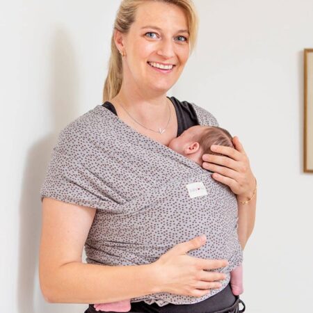 Babylonia baby carriers - Tricot-slen design - Grey Dot - 1