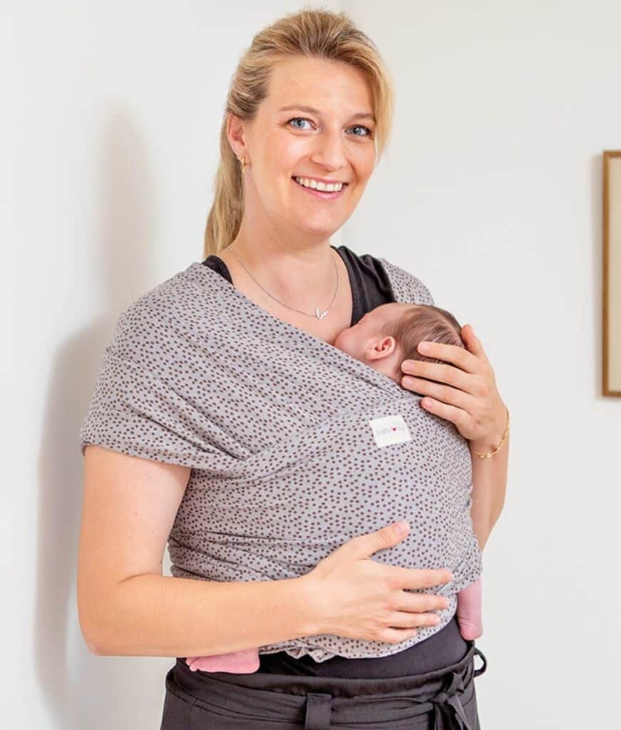 Babylonia baby carriers - Tricot-slen design - Grey Dot - 1