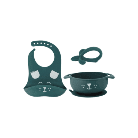 Babymoov - FIRST'ISY hondje (kom + lepel + sil slabbetje)