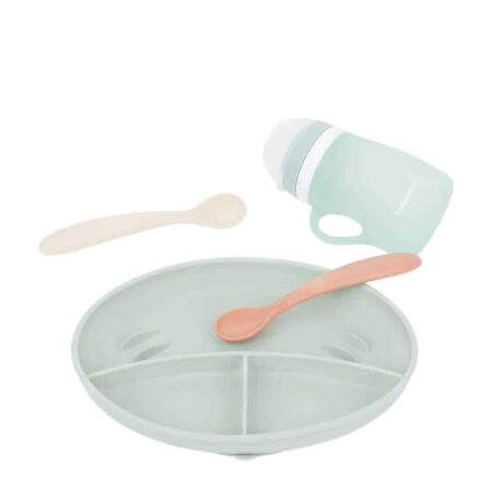 Babymoov - GROW'ISY bordje + lepel x2 + drinkbus