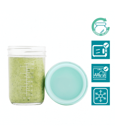 Babymoov - Glazen Babybols Multiset 240mlx4, 120mlx4 + Bio receptenboek