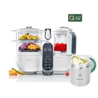 Babymoov - PACK Nutribaby(+) White + Contenant inox ISY