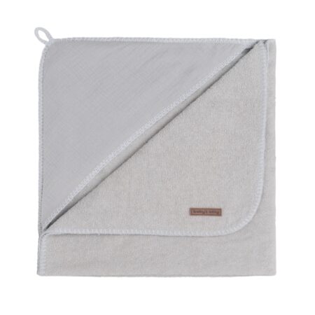 Baby's Only - Badcape Breeze grijs - 75x85