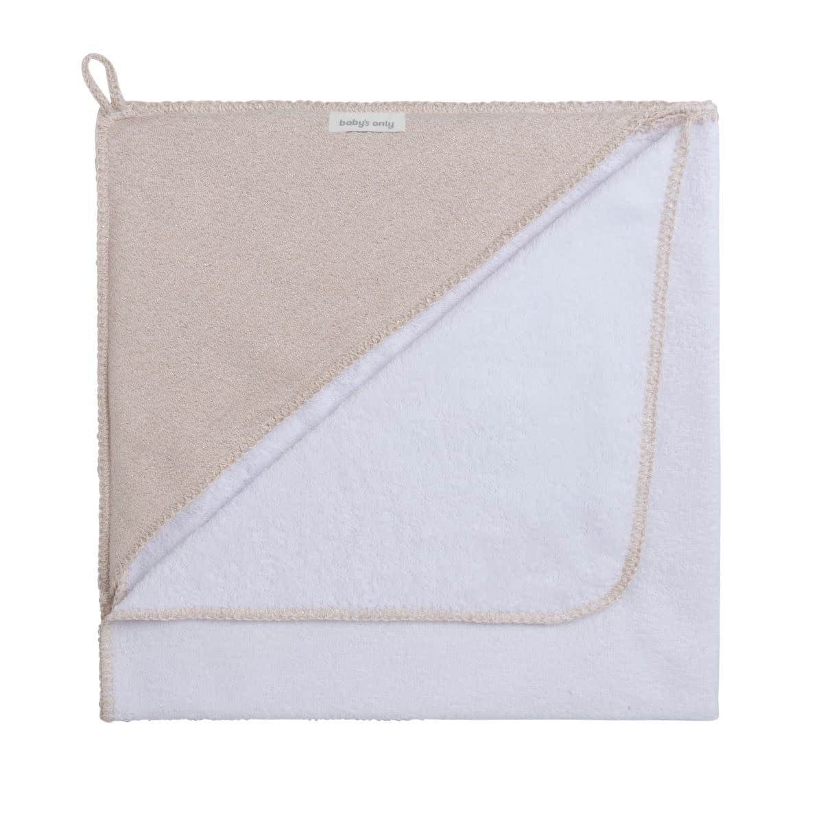 Baby's Only - Badcape Sparkle goud-ivoor mÃªlee - 75x85