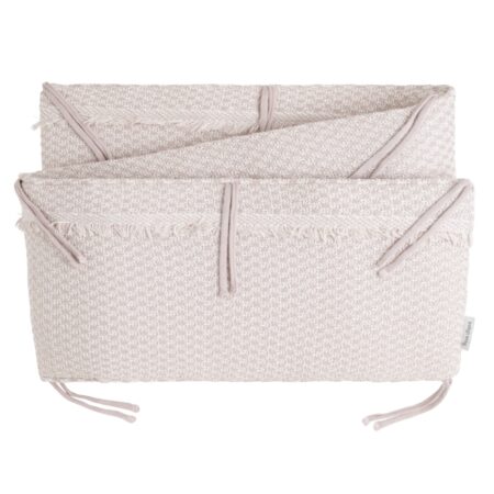 Baby's Only - Bed/boxbumper Happiness oud roze/ecru