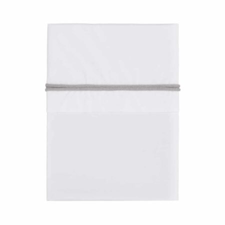 Baby's Only - Ledikantlaken gebreide bies urban taupe/wit