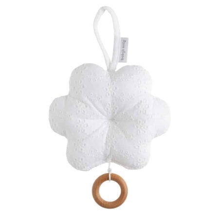 Baby's Only - Muziekdoosje bloem Calm wit