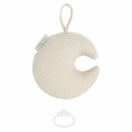 Baby's Only - Muziekdoosje maan Sky warm linen