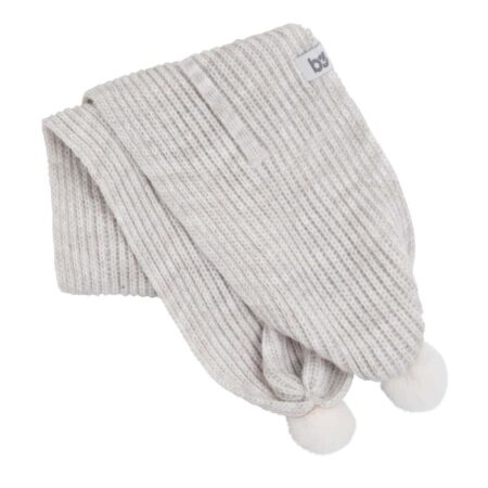 Baby's Only - Overslagsjaaltje met pompon Cool ecru