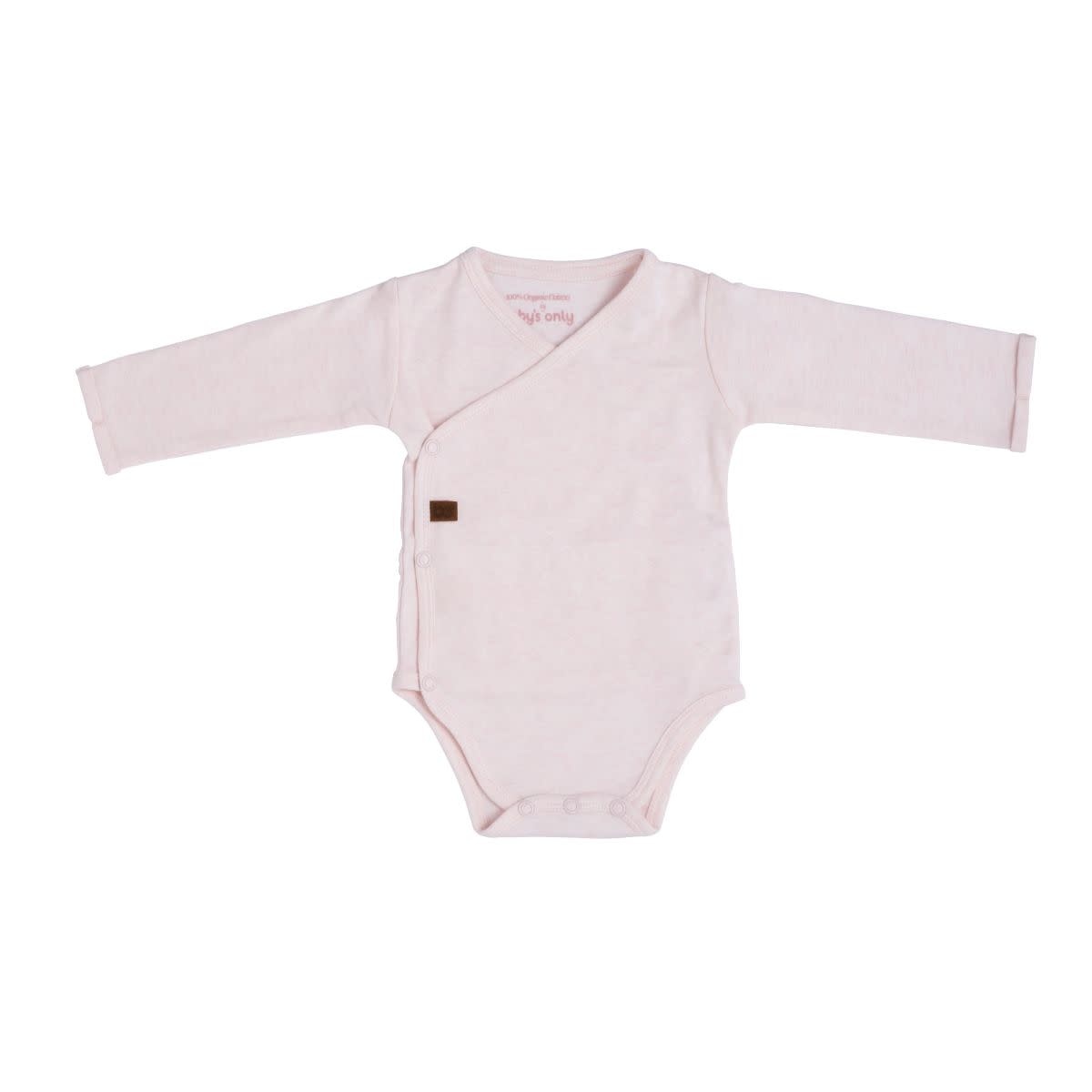 Baby's Only - Rompertje lange mouw Melange classic roze - 50