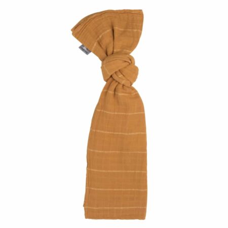 Baby's Only - Swaddle Sparkling oker - 100x120