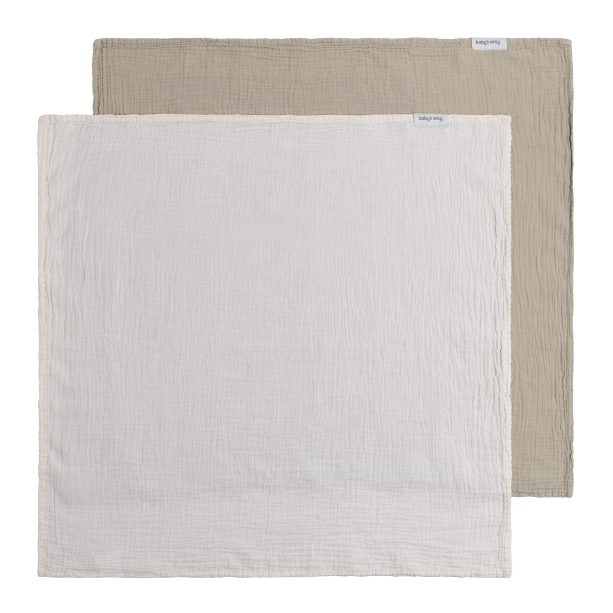 Baby's Only - Swaddle Tender beige/linen - 115x115 - 2-pack