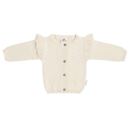 Baby's Only - Vestje Miracle warm linen - Met ruffle