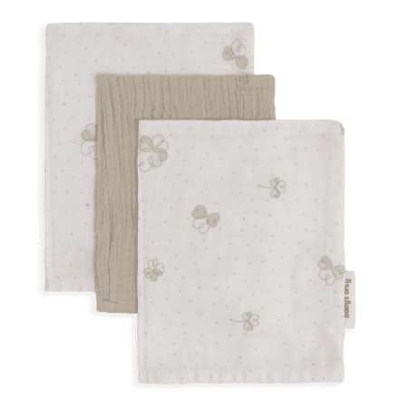 Baby's Only - Washandje Tender beige/clover - 3-pack