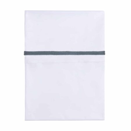 Baby's Only - Wieglaken gebreide bies granit/wit