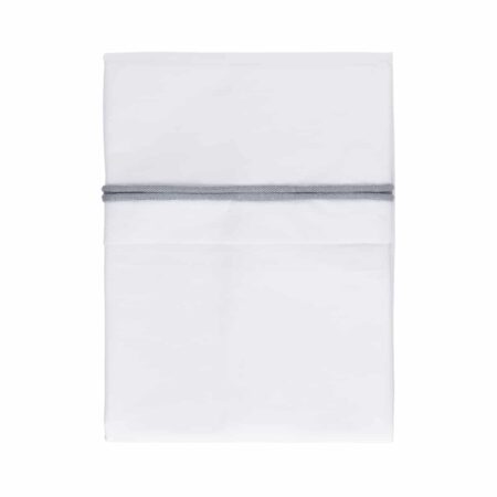 Baby's Only - Wieglaken gebreide bies nordic blue/wit