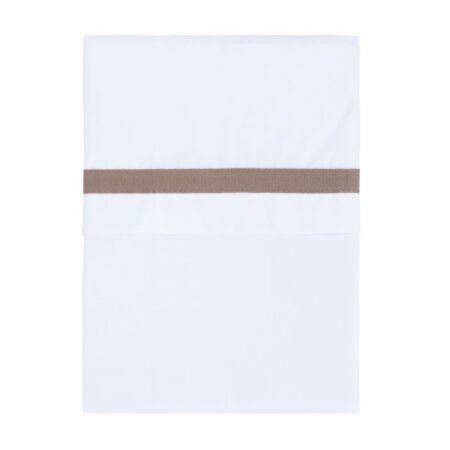 Baby's Only - Wieglaken geweven bies clay/wit