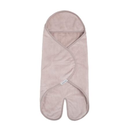 Baby's Only - Wikkeldeken met voetjes Cozy oud roze