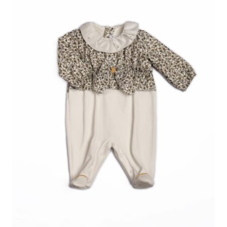 Barcellino - Babypakje Velours - Bloemen