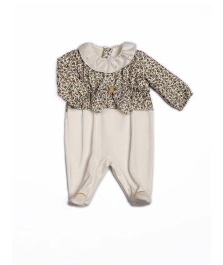 Barcellino - Babypakje Velours - Bloemen