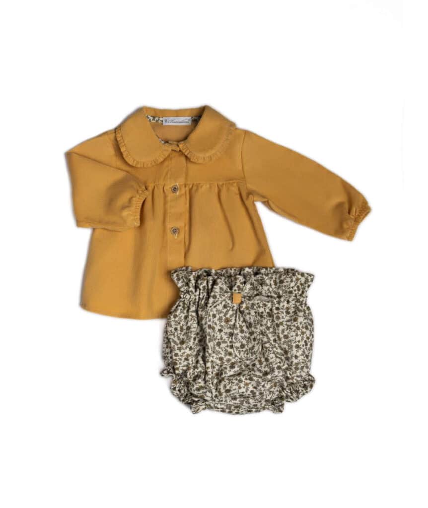 Barcellino - Blouse met Bloomer - Oker