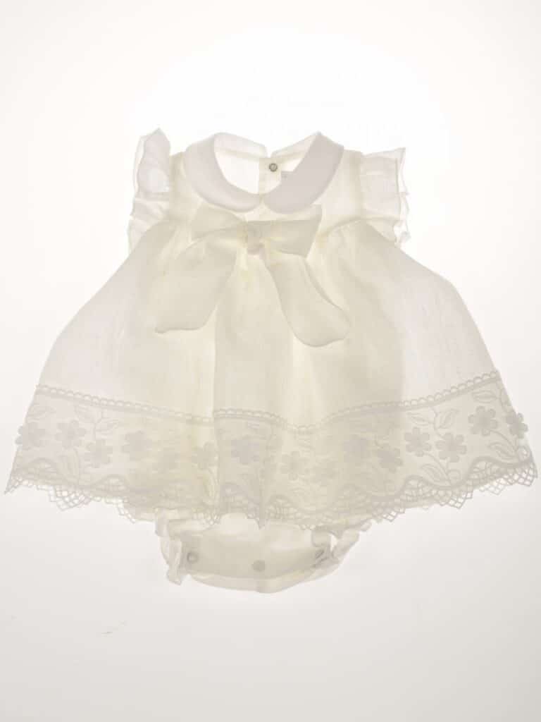 Barcellino - Blouse met romper en kant - Ecru