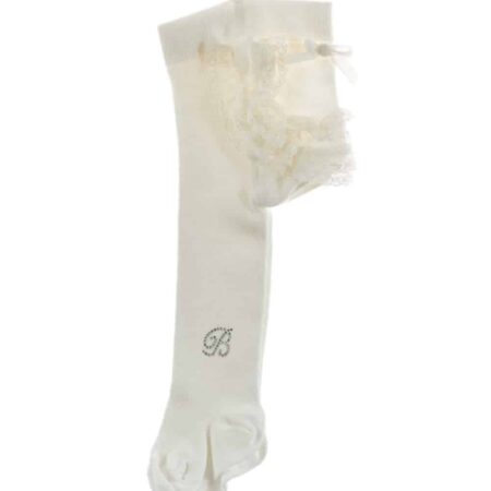 Barcellino - Collant Latte - kousenbroek met ruffles