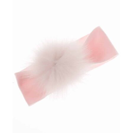 Barcellino - Haarband Fascia PomPom Rosa