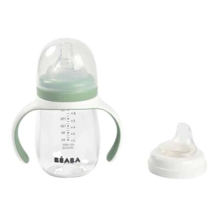 Beaba - Evolutieve 2-in-1 meegroeifles 210ml - groen