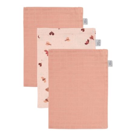 Bebejou - Tetra Washandjes (3 Stuks) Sweet Butterfly