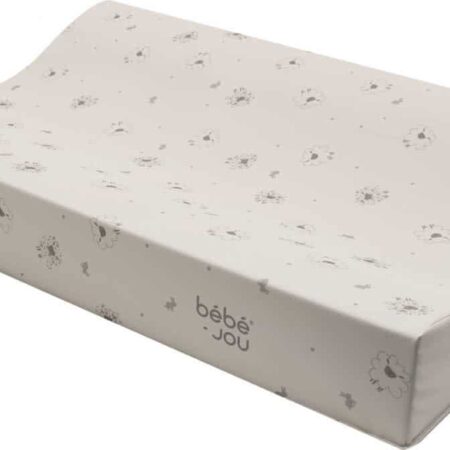 Bebejou - Waskussen 72X44Cm Tiny Sheep Allover Taupe