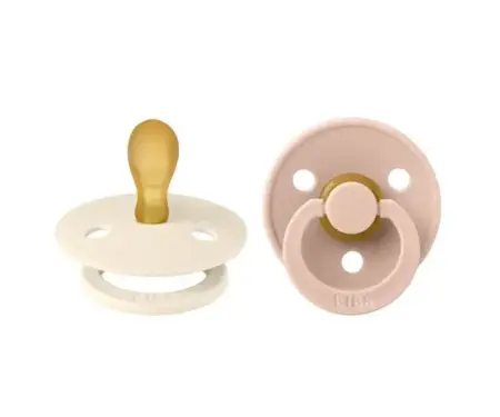 Bibs -Fospenen Latex 2-pack Ivory/blush - Symmetrical - T1