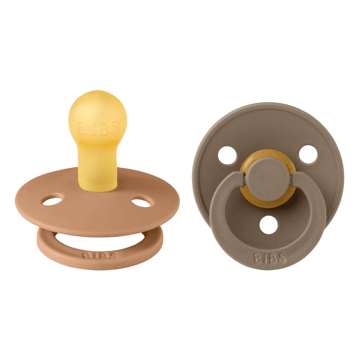 Bibs - Fopspeen Natuurrubber - Blister Earth/ Dark Oak - T1