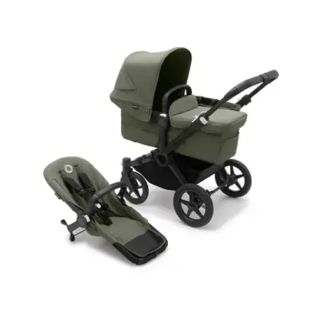 Bugaboo - Donkey 5 Mono complete BLACK/FOREST GREEN-FOREST GREEN