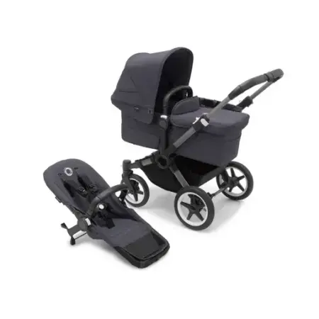 Bugaboo - Donkey 5 Mono complete GRAPHITE/STORMY BLUE-STORMY BLUE