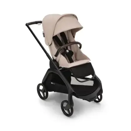 Bugaboo - Dragonfly seat complete BLACK/DESERT TAUPE-DESERT TAUPE