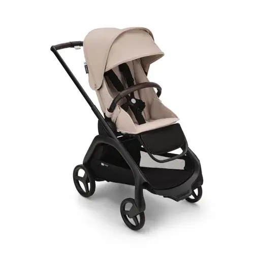 Bugaboo - Dragonfly seat complete BLACK/DESERT TAUPE-DESERT TAUPE