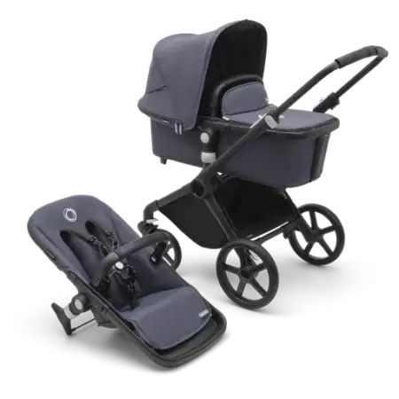 Bugaboo - Fox Cub complete BLACK/STORMY BLUE-STORMY BLUE