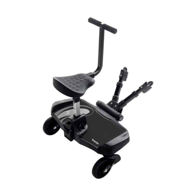 Bumprider - Meerijdplankje Met Zitje - Zwart - One Size