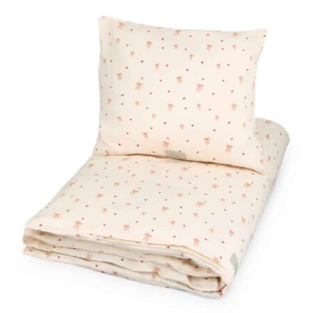 CamCam - Bedding, Single, 140x200cm - GOTS - Bows