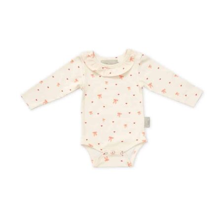 CamCam - Long Sleeved Body Holly, 62 cm - GOTS - Bows