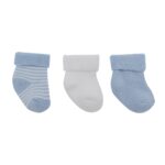 Cambrass - Set sokjes blauw gestreept