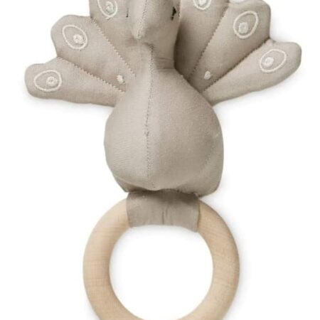 Camcam - Rattle, Peacock W/ Maple Wood Ring - Ocs Hzael