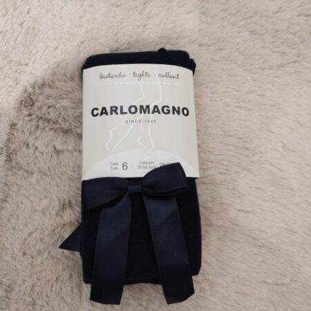 Carlomagno - Kousenbroek Met Strik - Blauw