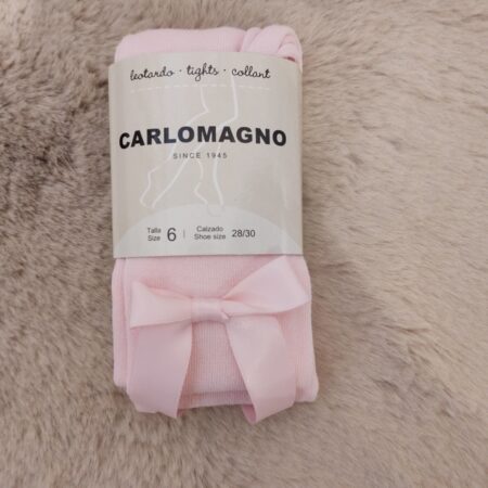 Carlomagno - Kousenbroek Met Strik - Roze